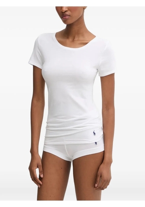 Polo Ralph Lauren logo-embroidery pajama - White