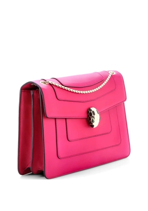 Bvlgari Pre-Owned Serpenti Forever Leather Medium shoulder bag - Pink