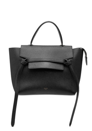 Celine Pre-Owned 2017 Micro Grained Calfskin Belt Bag satchel - Black
