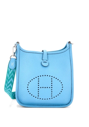 Hermès Pre-Owned Evelyne Bag Gen III Clemence TPM crossbody bag - Blue