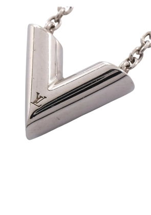 Louis Vuitton Pre-Owned 2018 Stainless Steel Essential V Supple Necklace costume necklace - Silver