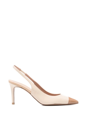 Festa Milano cap-toe slingback pumps - Neutrals