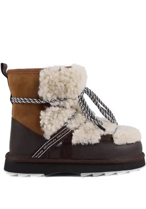EMU AUSTRALIA Blurred teddy-texture boots - Brown