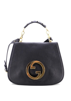Gucci Pre-Owned Blondie NM Handle Bag Leather Medium crossbody bag - Black
