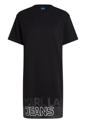 Karl Lagerfeld Jeans logo-print dress - Black