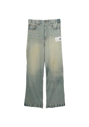 Maison MIHARA YASUHIRO panelled trousers - Blue