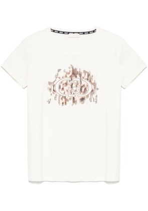 LIU JO logo-appliqué T-shirt - White