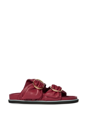 Paul Smith Camolin buckle sandals - Red