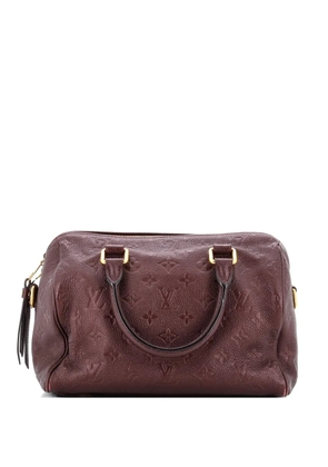 Louis Vuitton Pre-Owned Speedy Bandouliere Bag Monogram Empreinte Leather 30 satchel - Purple