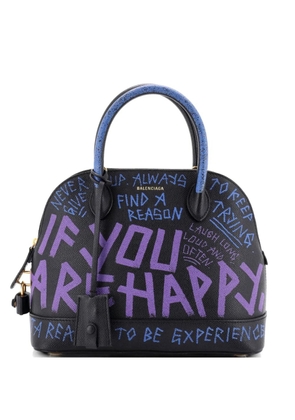 Balenciaga Pre-Owned Graffiti Ville Bag Leather Small satchel - Black