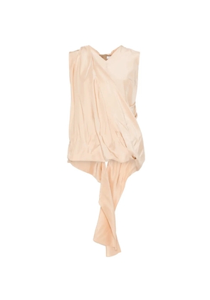 Carven neck-tie blouse - Neutrals