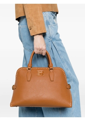 ERMANNO FIRENZE small Amy leather tote bag - Brown