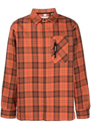 Rossignol plaid flannel shirt - Orange