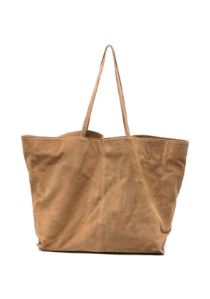 VICOLO suede shoulder bag - Neutrals