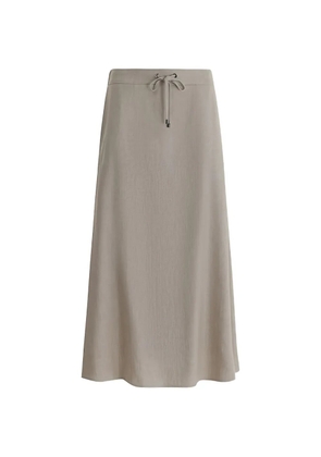Lorena Antoniazzi drawstring-fastening midi skirt - Neutrals