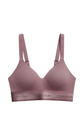 Calvin Klein logo-detail bra - Purple