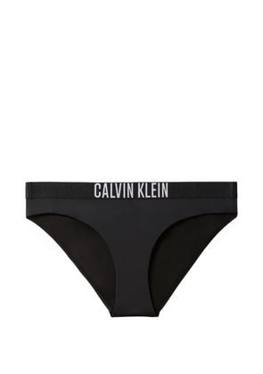 Calvin Klein Intense Power logo-waistband bikini bottoms - Black
