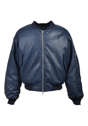 BREATH zip-up bomber jacket - Blue