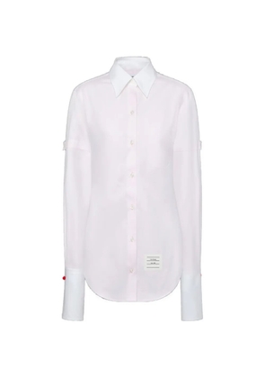 Thom Browne armband poplin shirt - Pink