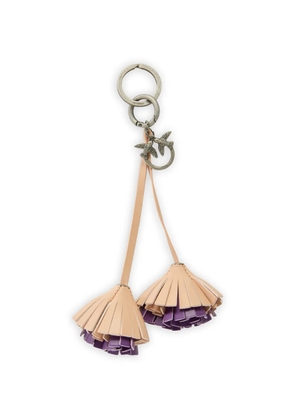 PINKO tassel charm keyring - Neutrals