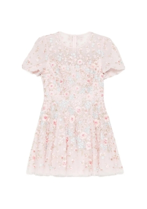 Needle & Thread floral embroidered dress - Pink