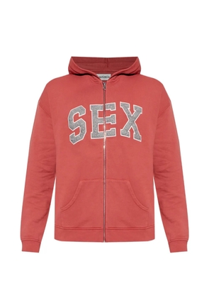 CARNE BOLLENTE Zipcode Desire hoodie - Red