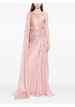 Iris Serban draped one shoulder dress - Pink