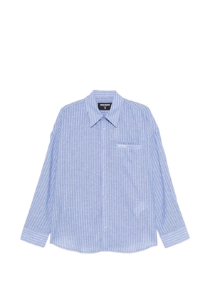 WRSTBHVR striped pocket shirt - Blue