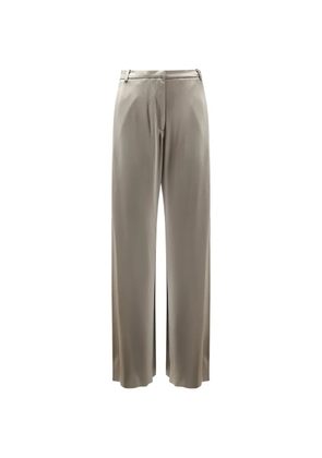 Alysi rear welt-pocket palazzo pants - Grey