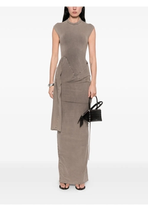 Ottolinger draped tie maxi dress - Grey