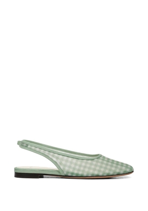 Vince Daphne gingham sandals - Green