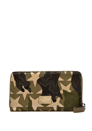 Valentino Garavani star camo wallet - Green