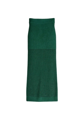 TWP textured midi skirt - Green