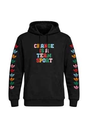 adidas logo-print hoodie - Black