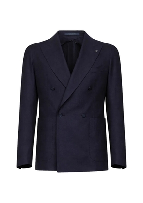 Tagliatore double-breasted peak lapel jacket - Blue
