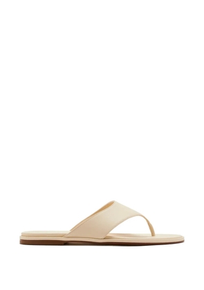 Aeyde leather sandals - Neutrals