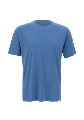 DIKTAT crewneck cotton T-shirt - Blue