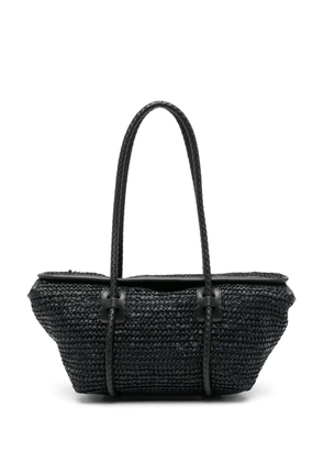 Hereu Forna Raffia tote bag - Black