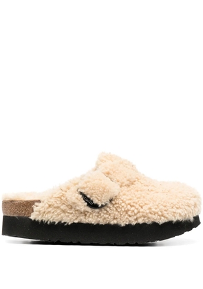 Birkenstock Boston shearling clogs - Neutrals