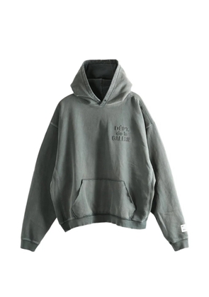 GALLERY DEPT. Dept Embossed long-sleeves hoodie - Grey