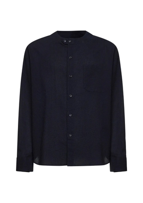 Giorgio Armani buttoned chest pocket shirt - Blue