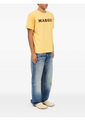 MM6 Maison Margiela graphic-print cotton T-shirt - Yellow