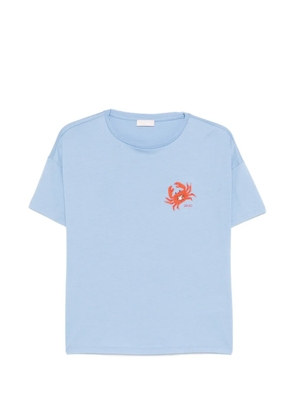 LIU JO crustacean graphic T-shirt - Blue