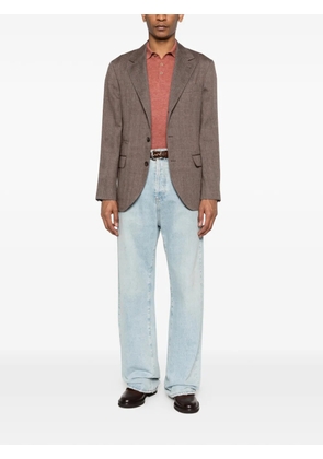 Brunello Cucinelli flap-pocket blazer - Brown