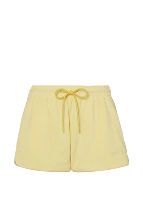 Hunza G towelling drawstring shorts - Yellow