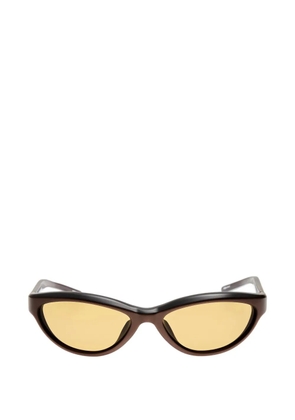 Linda Farrow cat eye-frame sunglasses - Brown