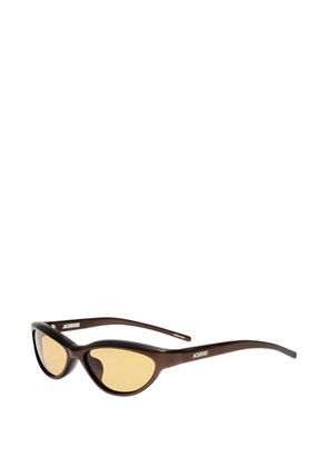 Linda Farrow cat eye-frame sunglasses - Brown
