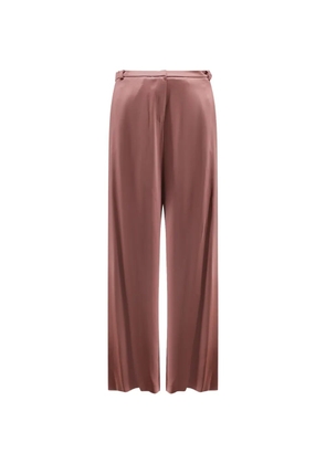 Alysi rear welt-pocket palazzo pants - Pink