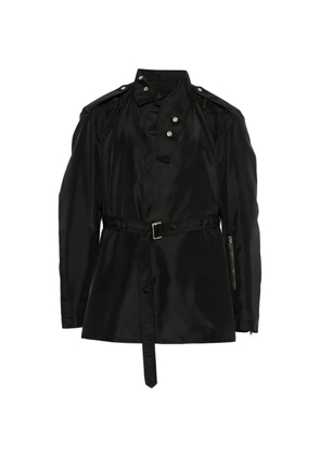 Rick Owens Temple belted caban jacket - Black