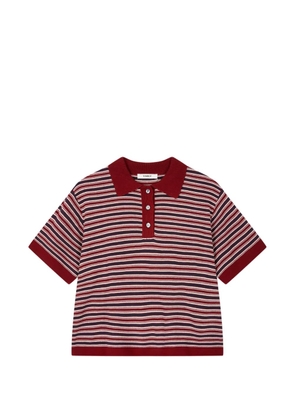 TOMBOY striped short sleeve sweater - Red